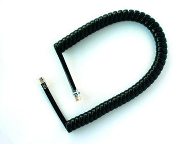 Spiralledning telefonrør 5M sort - 1