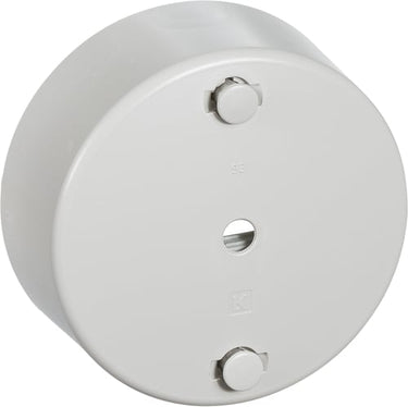 Clips-roset rund Ø 80 mm 3-leder lysegrå - 1