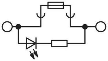 Sikringsrækkeklemme ST 4-FSI/C-LED 24 - 1