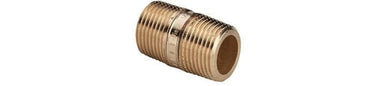 Viega nippelrør 1/2" x 40 mm forkromet rødgods - 1