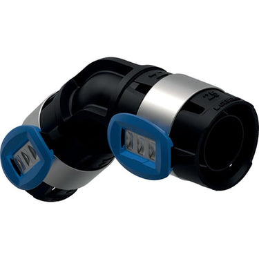 Geberit FlowFit bøjning 45° D:40mm DN32 sort PPSU - 1