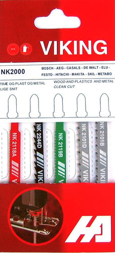 VIKING stiksavbladsortiment universal 5 stk NK2000 - 1