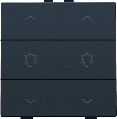Dæmpertryk dobbelt anthracite NHC - 1