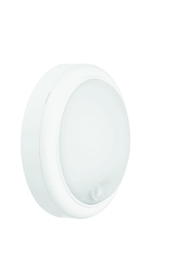 MAZDA Vægplafond Rund WL007C Ø182 1300lm 15W 4000K IP54 med sensor - 1