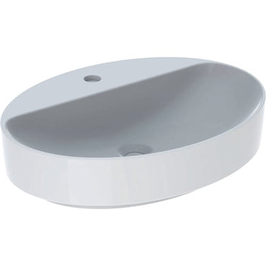 Geberit Variform håndvask 600x450x158mm t/bordpl hvid porcelæn KeraTect - 1