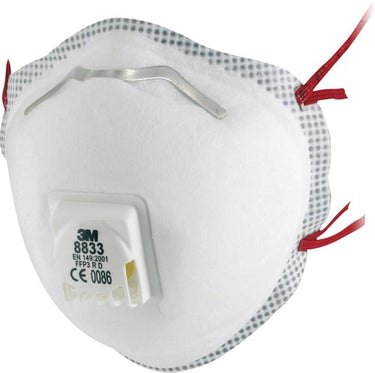 3M™ Støvmaske klasse FFP3 R D ventil 8833 - 1