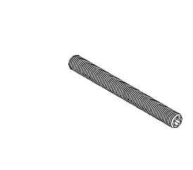 Gevindstang M8 l=75mm - 1
