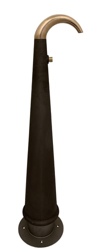 Frostline CityPost G200 drikkefontæne 1250x300x300mm støbejern/bronze - 1