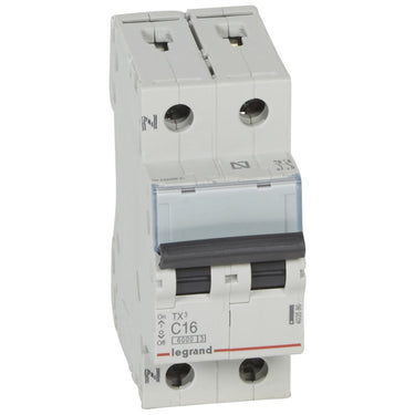 TX³ MCB automatsikring C16 1pol+nul 2M 6000/6KA - 1