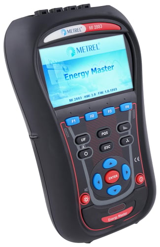 Metrel MI2883 Energy Master med 3 x A1502 fleksible strømtænger 3000AAC - 1
