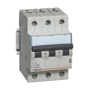 TX³ MCB automatsikring C16 3pol 3M 6000/6KA - 1