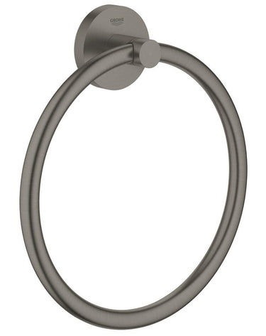 GROHE Essentials håndklædering børstet grafit - 1