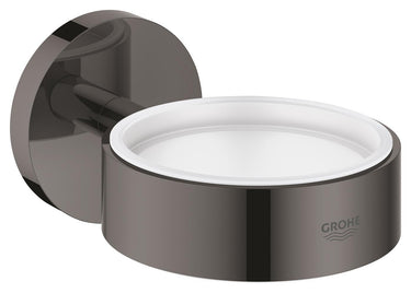 GROHE Essentials holder til glas og sæbedispenser grafit - 1