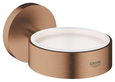 GROHE Essentials holder til glas og sæbedispenser børstet warm sunset - 1