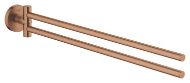 GROHE Essentials håndklædeholder dobbelt 439 mm børstet warm sunset - 1