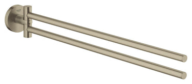 GROHE Essentials håndklædeholder dobbelt 439 mm børstet nikkel - 1