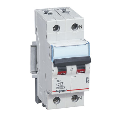 TX³ MCB automatsikring C13 1pol+nul 2M 10000/10KA - 1