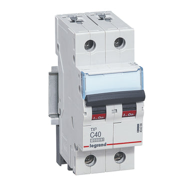 TX³ MCB automatsikring C40 2pol 2M 10000/10KA - 1