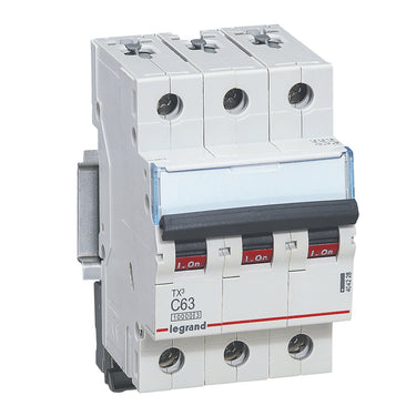 TX³ MCB automatsikring C63 3pol 3M 10000/10KA - 1