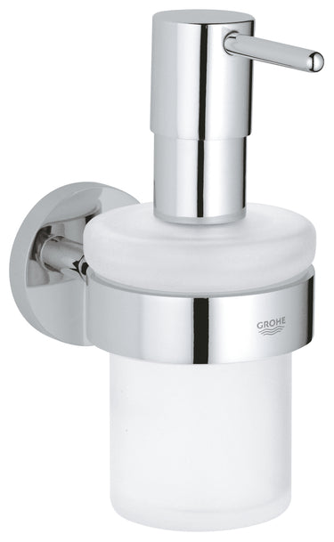 GROHE Essentials sæbe dispenser med holder krom - 1