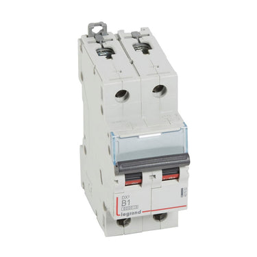 DX³ MCB automatsikring B1 2pol 2M 6000/10KA - 1