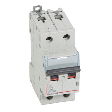 DX³ MCB automatsikring B2 2pol 2M 6000/10KA - 1