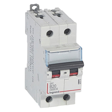 DX³ MCB automatsikring B20 2pol 2M 6000/10KA - 1