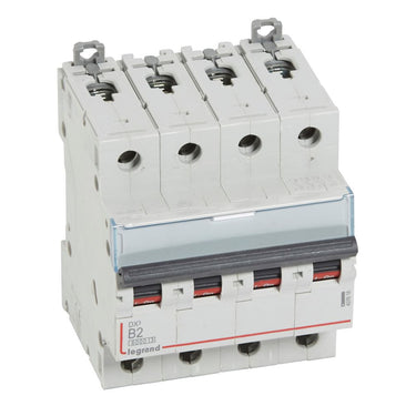 DX³ MCB automatsikring B2 4pol 4M 6000/10KA - 1
