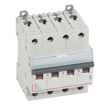 DX³ MCB automatsikring B3 4pol 4M 6000/10KA - 1