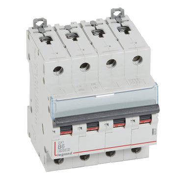 DX³ MCB automatsikring B6 4pol 4M 6000/10KA - 1
