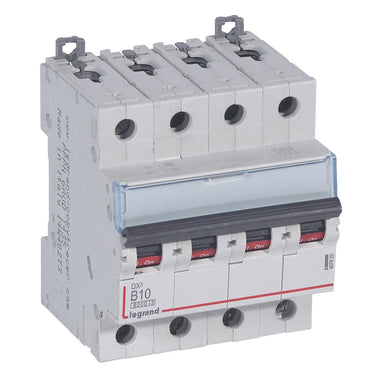 DX³ MCB automatsikring B10 4pol 4M 6000/10KA - 1