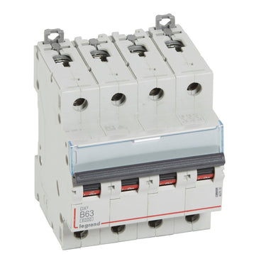 DX³ MCB automatsikring B63 4pol 4M 6000/10KA - 1