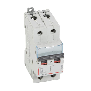 DX³ MCB automatsikring C1 2pol 2M 6000/10KA - 1