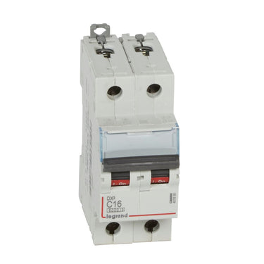 DX³ MCB automatsikring C16 2pol 2M 6000/10KA - 1