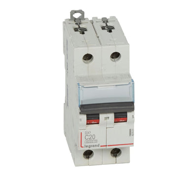 DX³ MCB automatsikring C20 2pol 2M 6000/10KA - 1