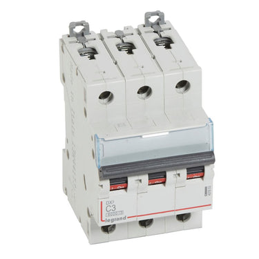 DX³ MCB automatsikring C3 3pol 3M 6000/10KA - 1