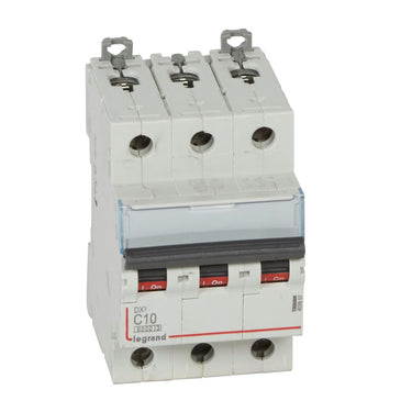 DX³ MCB automatsikring C10 3pol 3M 6000/10KA - 1