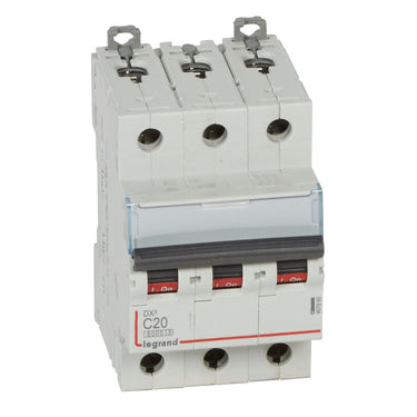 DX³ MCB automatsikring C20 3pol 3M 6000/10KA - 1