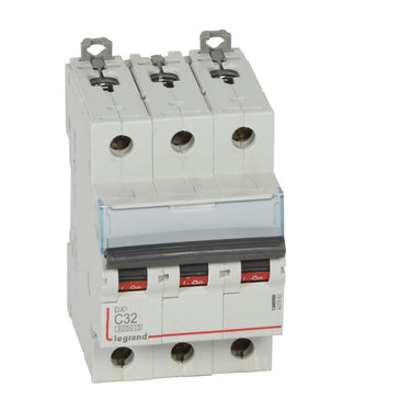 DX³ MCB automatsikring C32 3pol 3M 6000/10KA - 1