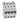DX³ MCB automatsikring C25 4pol 4M 6000/10KA - 1
