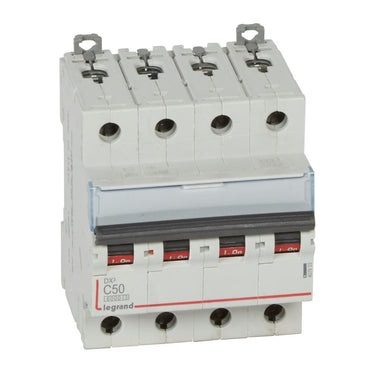 DX³ MCB automatsikring C50 4pol 4M 6000/10KA - 1