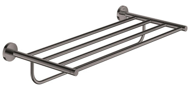 GROHE Essentials håndklædestang med hylde grafit - 1