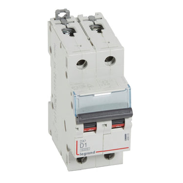 DX³ MCB automatsikring D1 2pol 2M 6000/10KA - 1