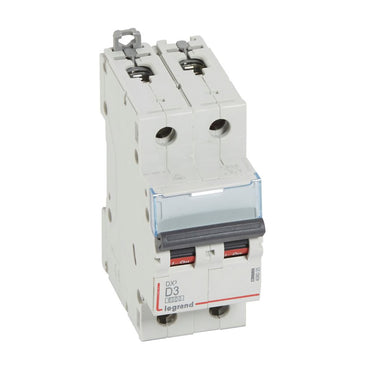 DX³ MCB automatsikring D3 2pol 2M 6000/10KA - 1