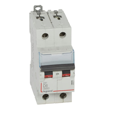 DX³ MCB automatsikring D6 2pol 2M 6000/10KA - 1