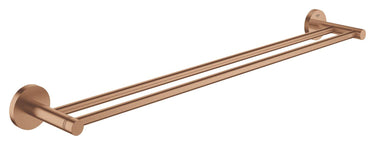 GROHE Essentials håndklædeholder dobbelt 600 mm børstet warm sunset - 1