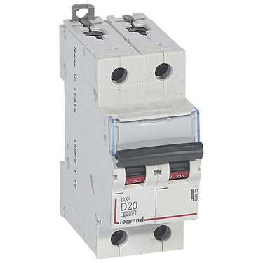 DX³ MCB automatsikring D20 2pol 2M 6000/10KA - 1