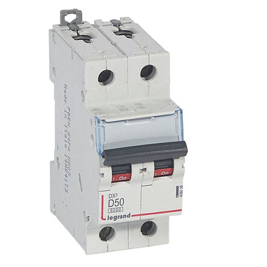 DX³ MCB automatsikring D50 2pol 2M 6000/10KA - 1