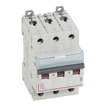 DX³ MCB automatsikring D6 3pol 3M 6000/10KA - 1