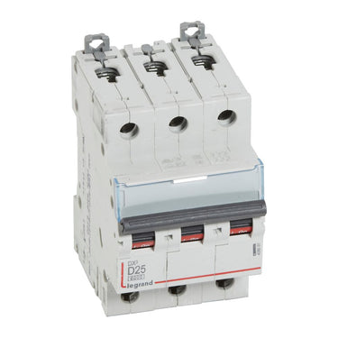 DX³ MCB automatsikring D25 3pol 3M 6000/10KA - 1